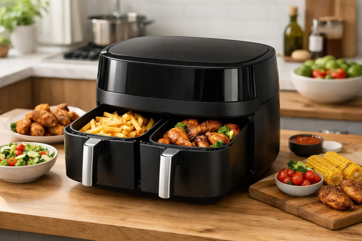 Freidora de aire grande familiar para su cocina
