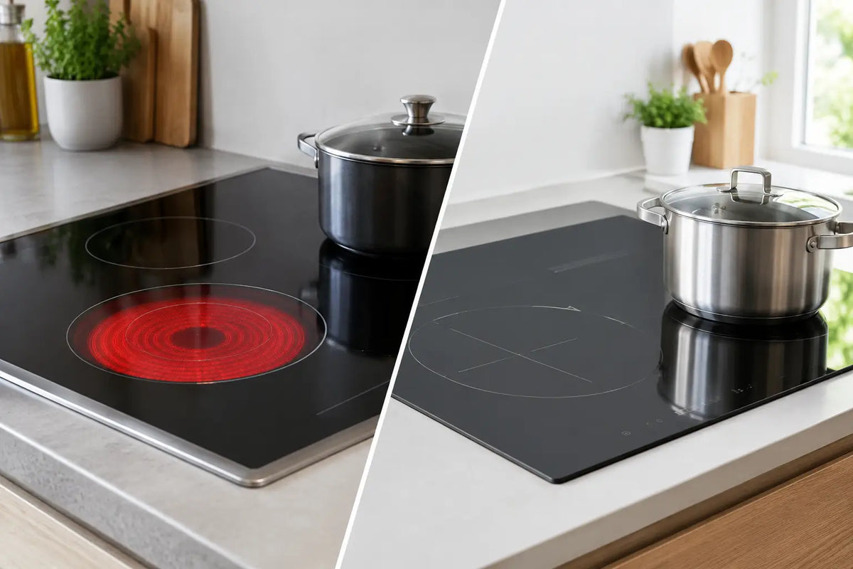 Cocina vitrocerámica versus inducción, ¿cuál conviene?
