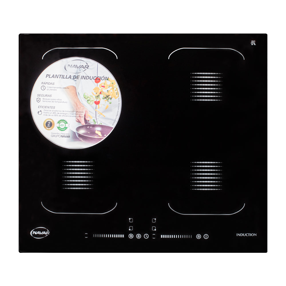 Plantilla de Inducción Navar Empotrable Doble Flex – 60cm