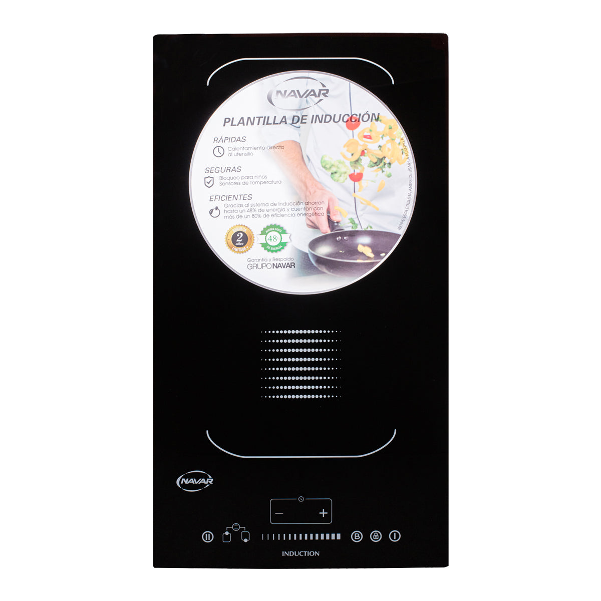 Plantilla de Inducción Navar Empotrable Flex – 30cm - 3500W