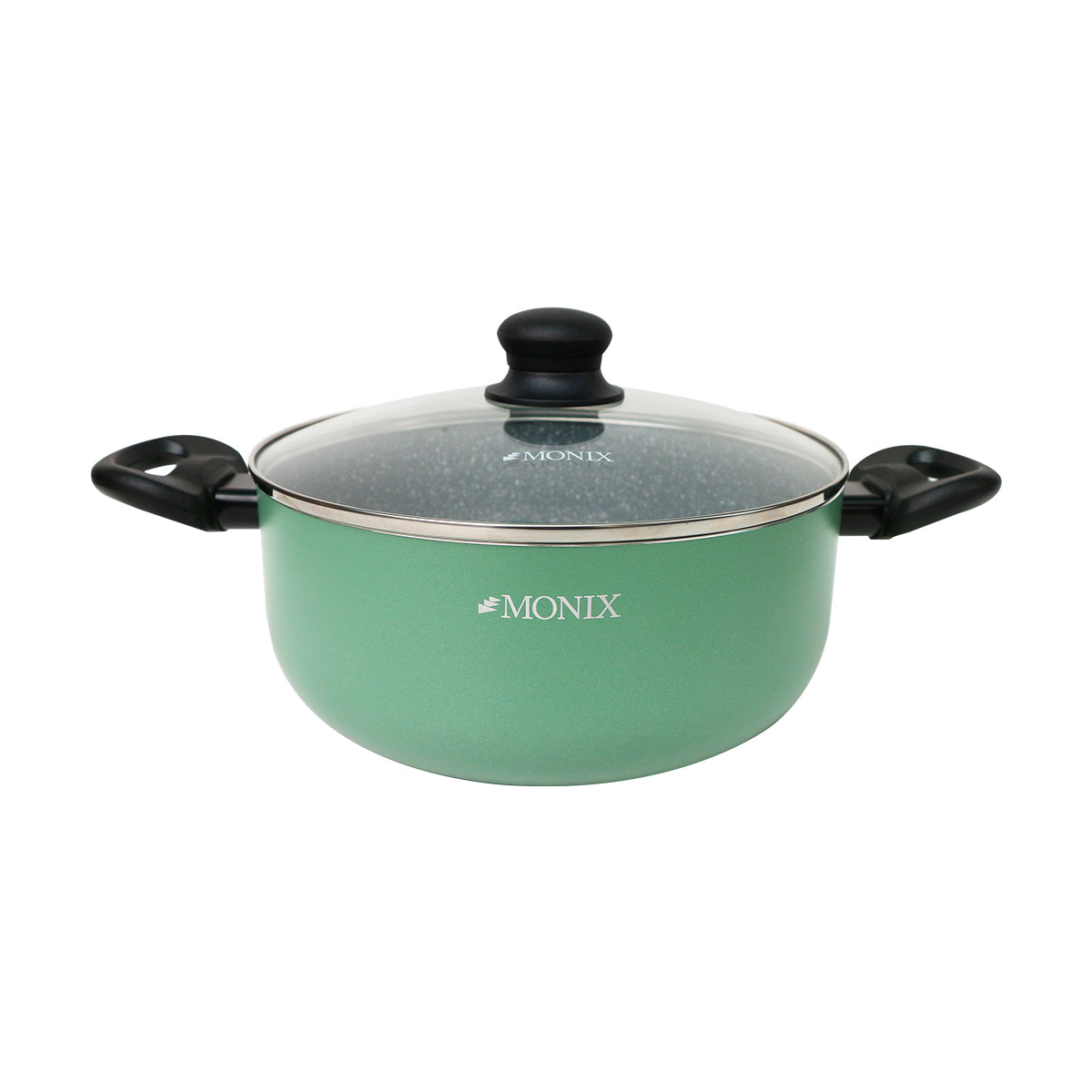 Juego de Ollas Monix Inducción Mármol Verde- 5 Pzs