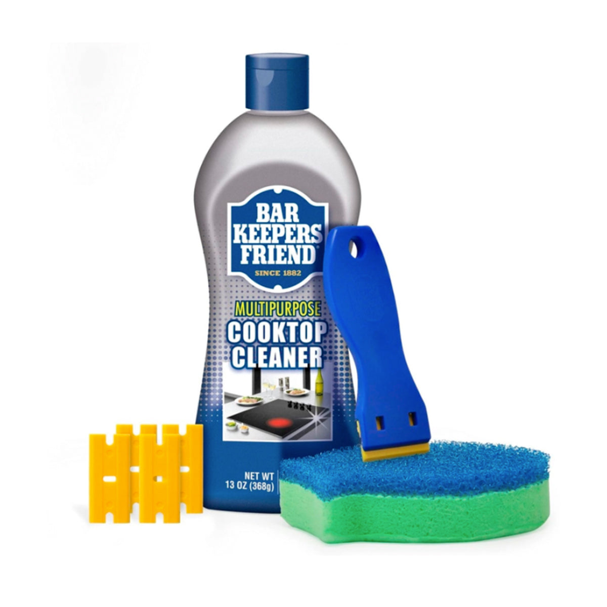 Kit De Limpieza BKF Limpia vidrio, cerámica e inducción- 4pzs