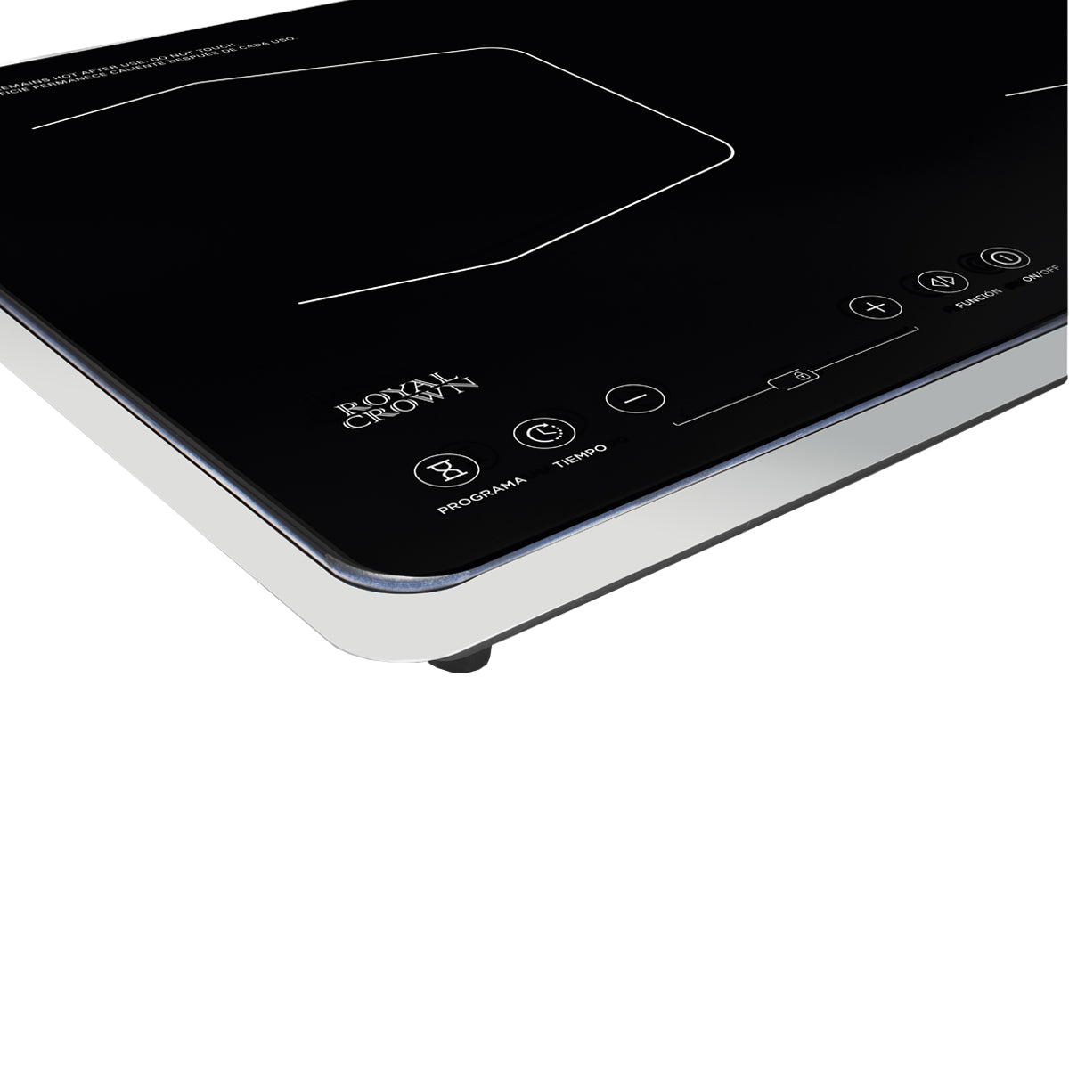 Plantilla de inducción Royal Crown 2 discos 1800W