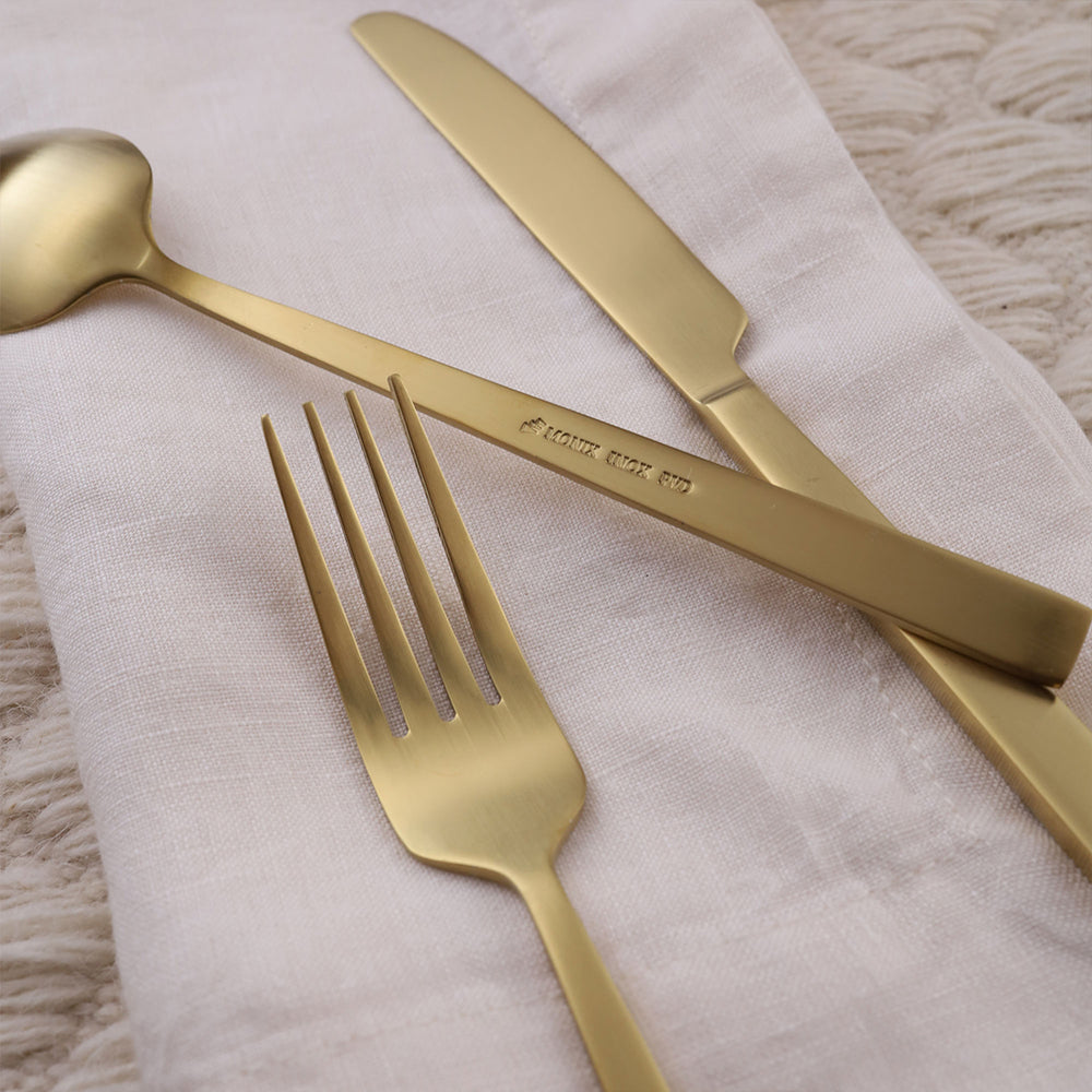 Set de Cubiertos Monix Acero Inoxidable Dorado- 20 pzs