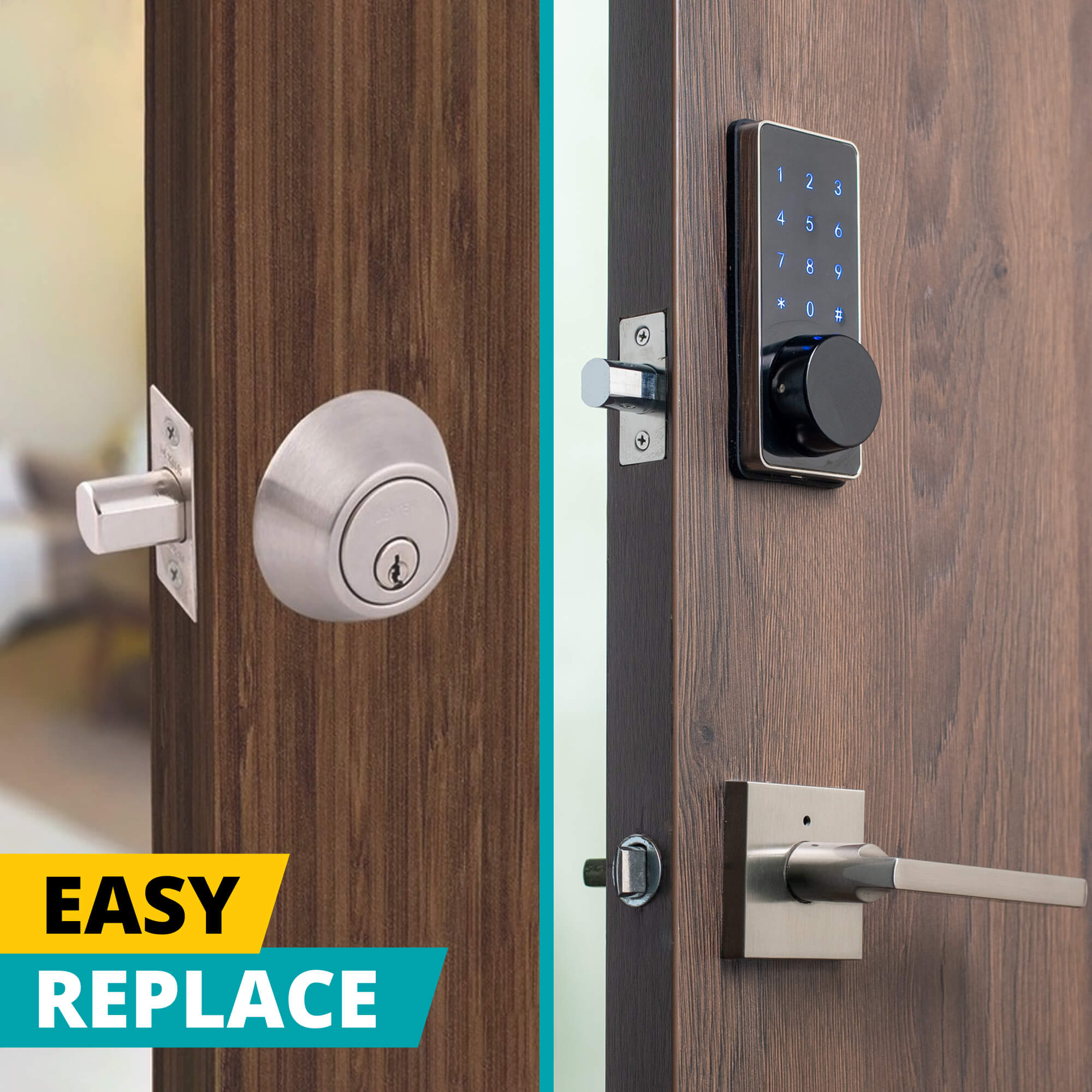 Cerradura Inteligente Omnia WiFi Tipo Cerrojo