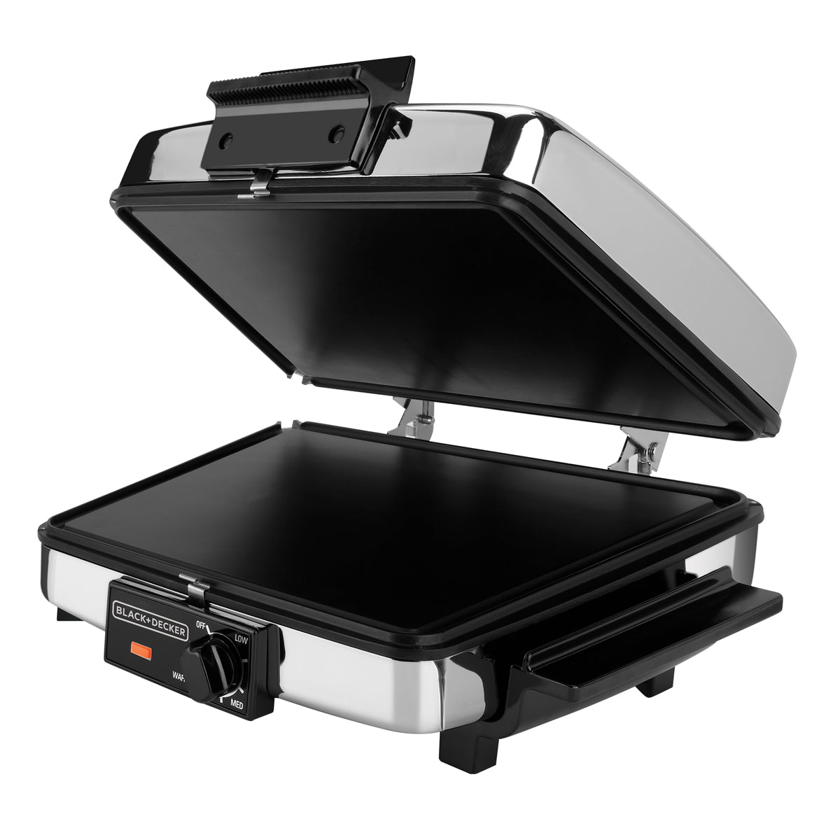 Waflera y Plancha Black + Decker Acero Inoxidable - 3 en 1