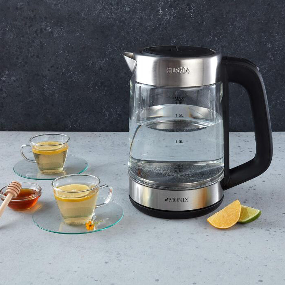 Hervidor Monix eléctrico Vidrio -1,8L