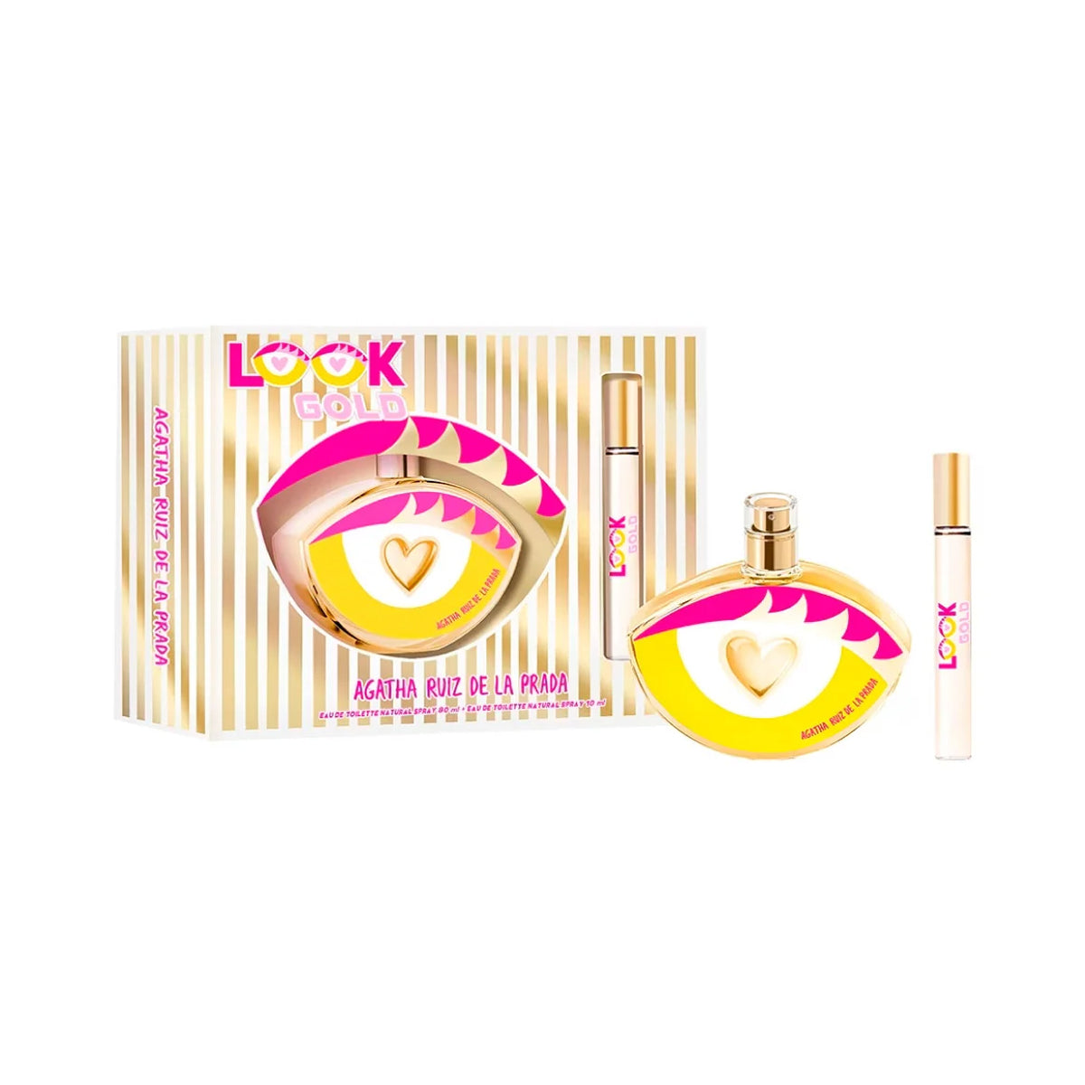 Look Gold AGATHA RUIZ DE LA PRADA EDT Estuche 2 PCS ♀ - 80 ml