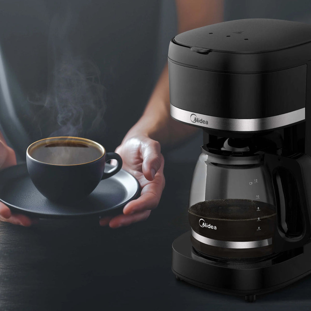 Coffee Maker Midea Digital - 12 Tzs