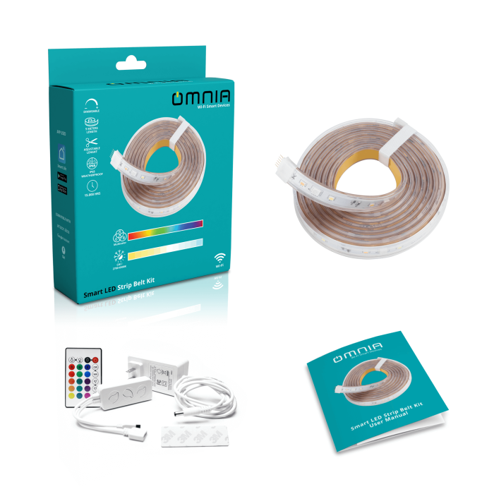 Tira Led Omnia RGB+CW Inteligente WiFi – 5m