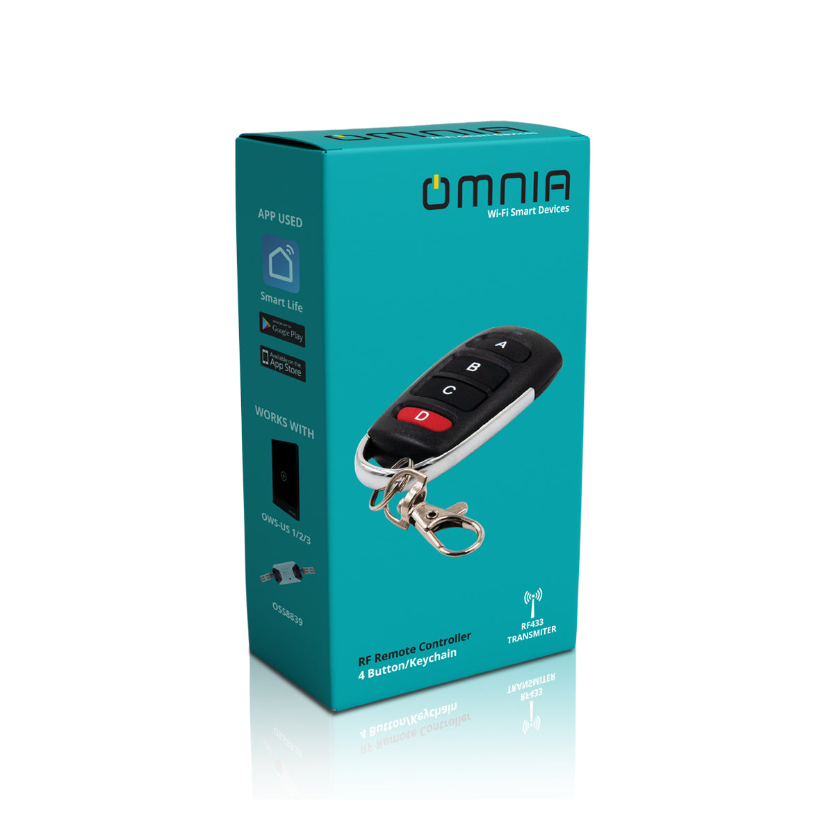 Control Remoto Omnia Llavero RF