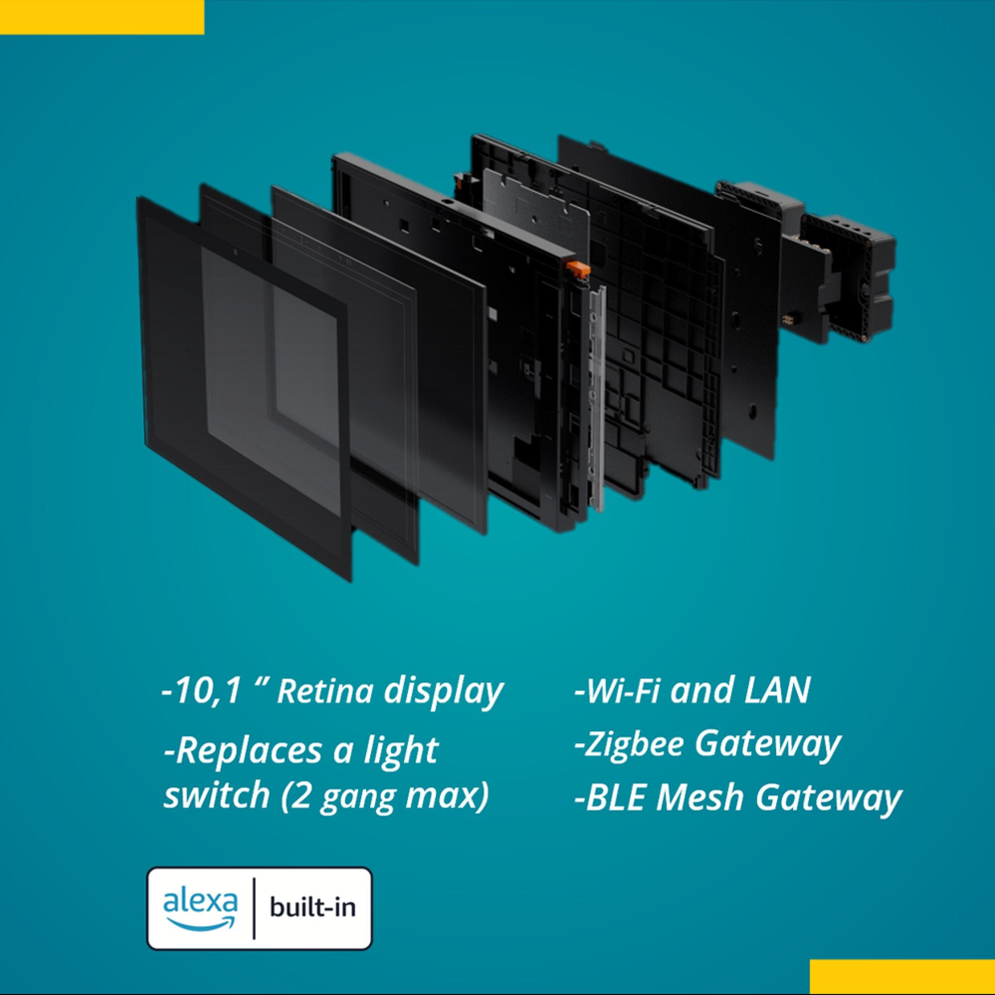 Panel de control Omnia MAX Inteligente WiFi - 10.1"