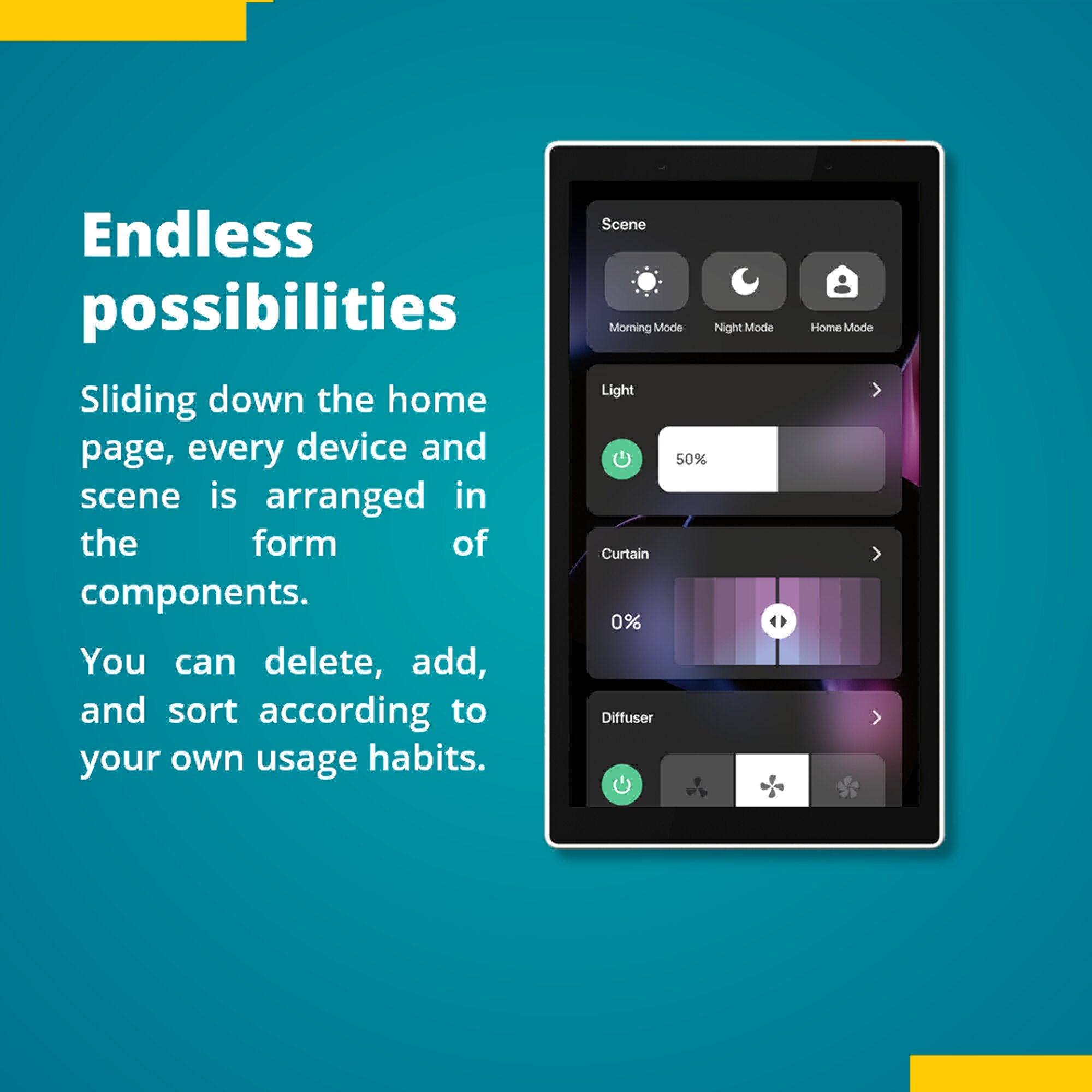 Panel de control Omnia Inteligente WiFi - 5"