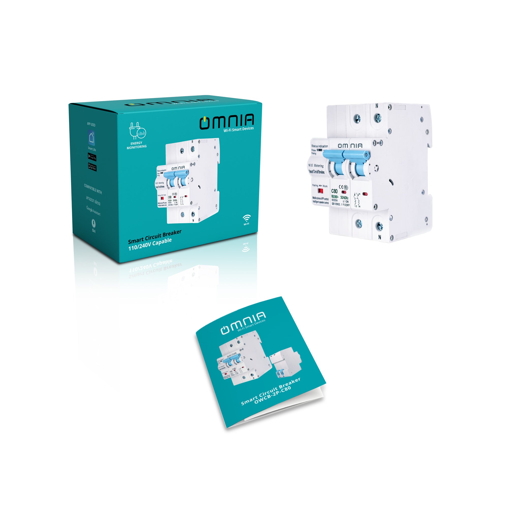 Breaker Omnia Inteligente WiFi - 110V/240V