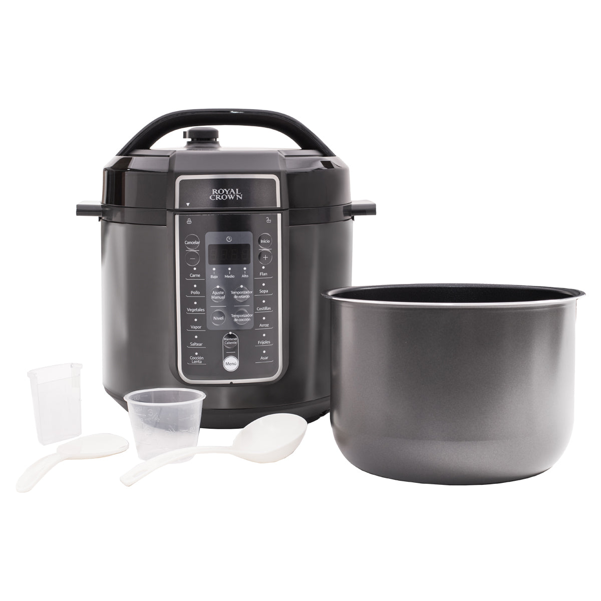Olla a Presión Royal Crown Multifuncional 12 Funciones – 6L