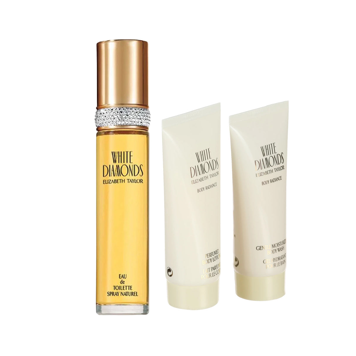 White Diamonds ELIZABETH TAYLOR Estuche 3 PCS ♀ - 100 ml