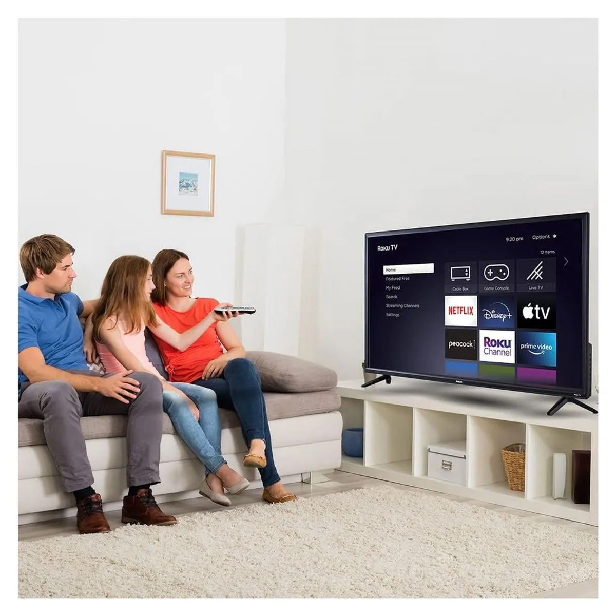 Pantalla RCA LED Smart 4K Roku integrado- 58″