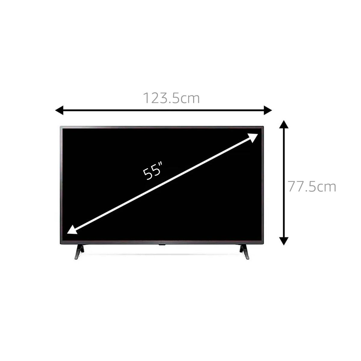 Pantalla RCA LED Smart 4K Roku integrado- 55″