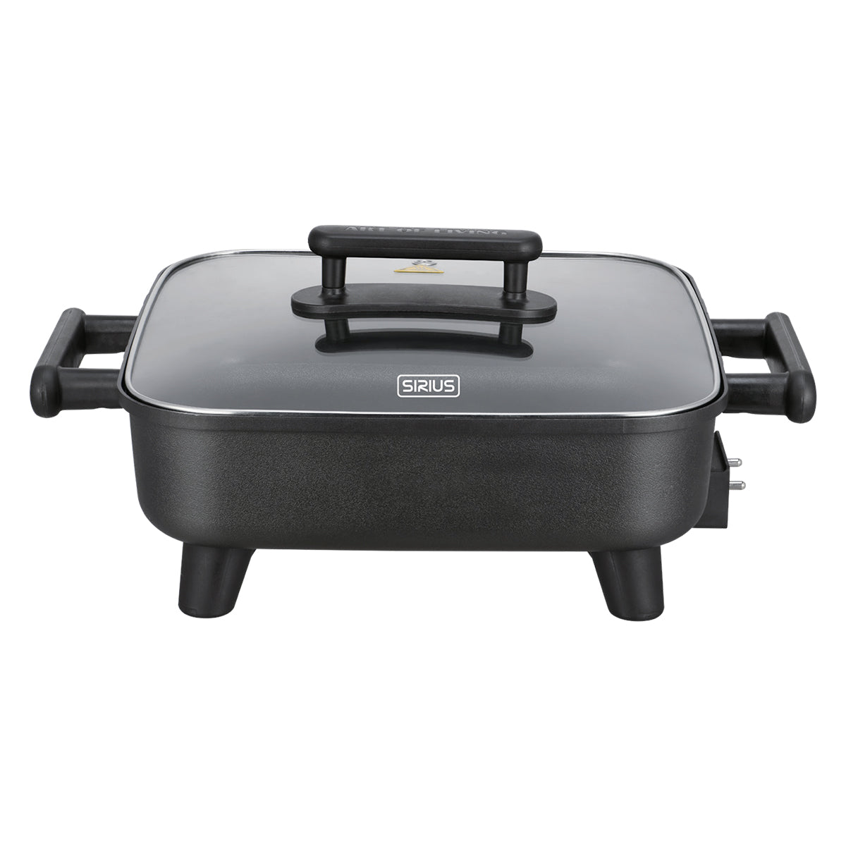 Sartén Eléctrico Sirius Teflón Tapa Vidrio – 12"