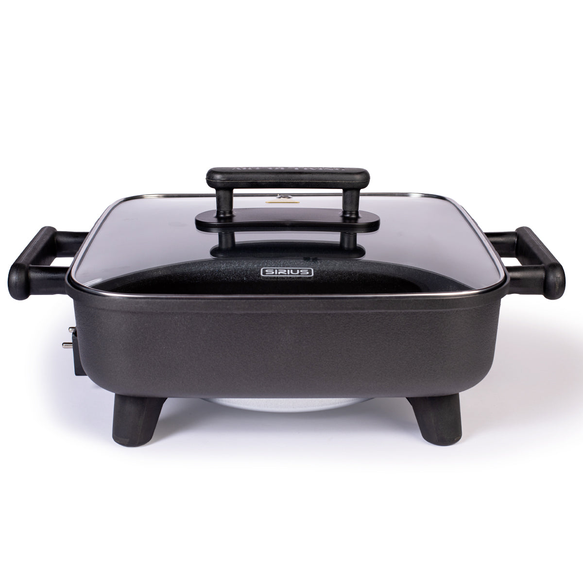 Sartén Eléctrico Sirius Teflón Tapa Vidrio – 12"