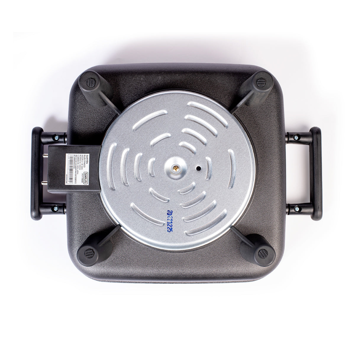 Sartén Eléctrico Sirius Teflón Tapa Vidrio – 12"