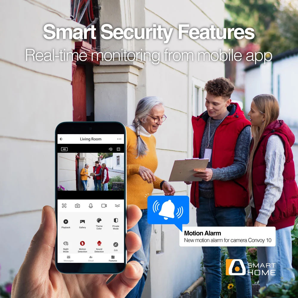 Camara Inteligente Argom WiFi Batería Interiores y Exteriores - 1080p