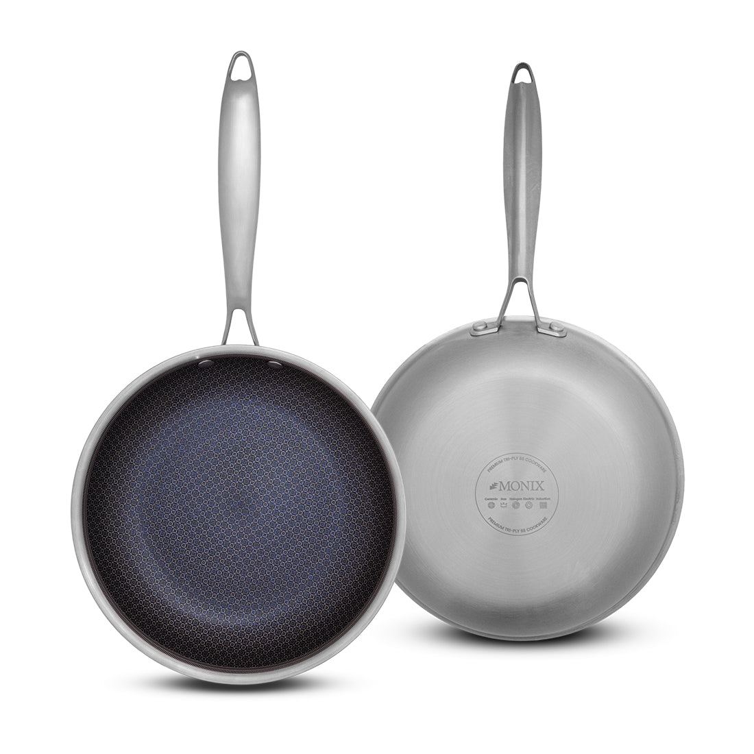 Juego de Ollas Monix Diamond Try-Play Acero – 5 pzs