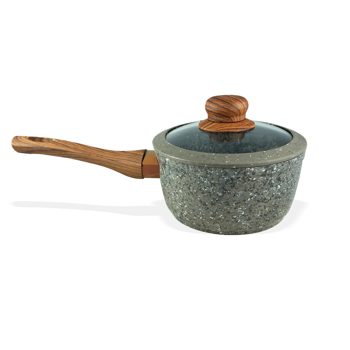 Juego de Ollas Monix Granito Gris - 12 Pzs