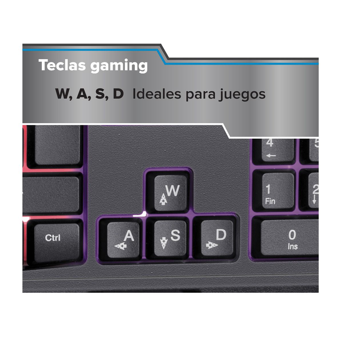 Teclado Gamer Steren con Smartkeys