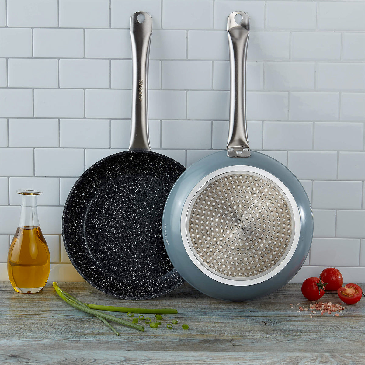 Sartén Monix Mármol Gris - 26 cm