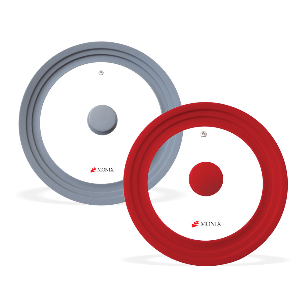 Set de tapas de vidrio Monix Silicone Vidrio – 2pzs