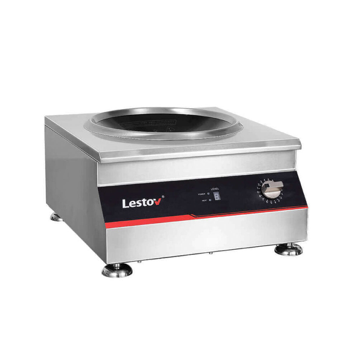 Wok Inducción Comercial Sobremesa Lestov