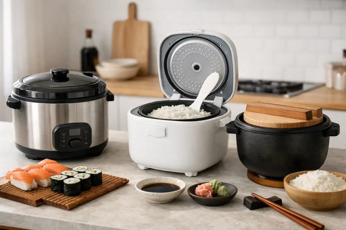 La mejor arrocera para sushi según tu cocina