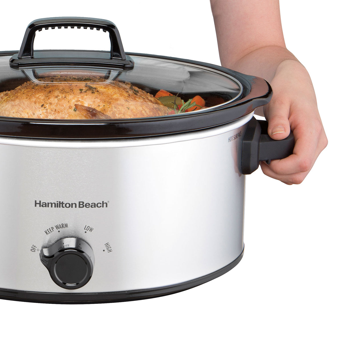 Olla Cocimiento Lento 7 Lts Hamilton Beach