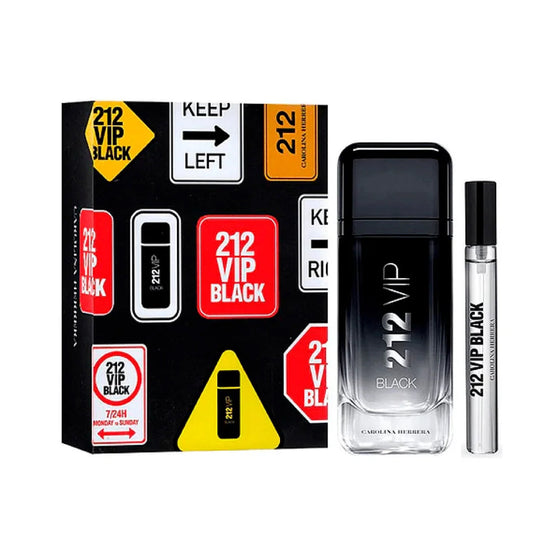 212 VIP Black CAROLINA HERRERA EDP Estuche 2 PCS ♂ - 100 ml