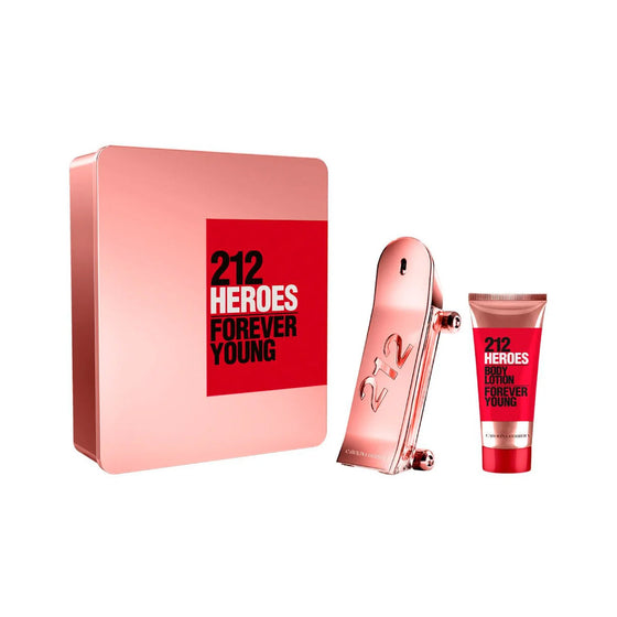 212 Heroes Forever Young CAROLINA HERRERA EDT Estuche 2 PCS ♀ - 100 ml