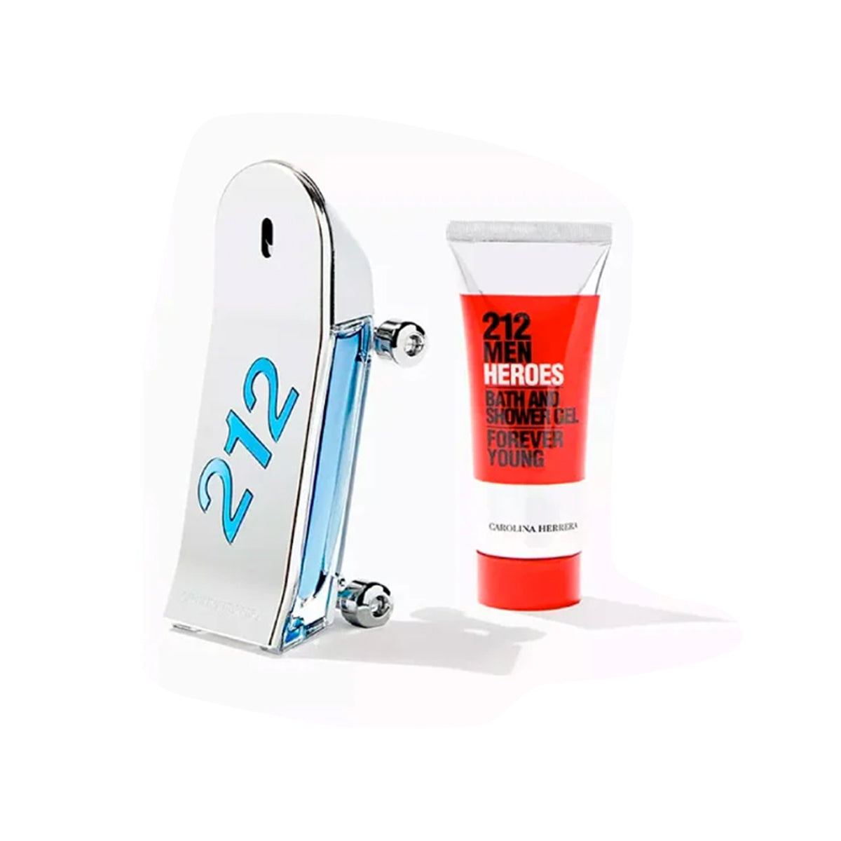 212 Heroes Forever Young CAROLINA HERRERA EDT  Estuche 2 PCS ♂ - 90 ml