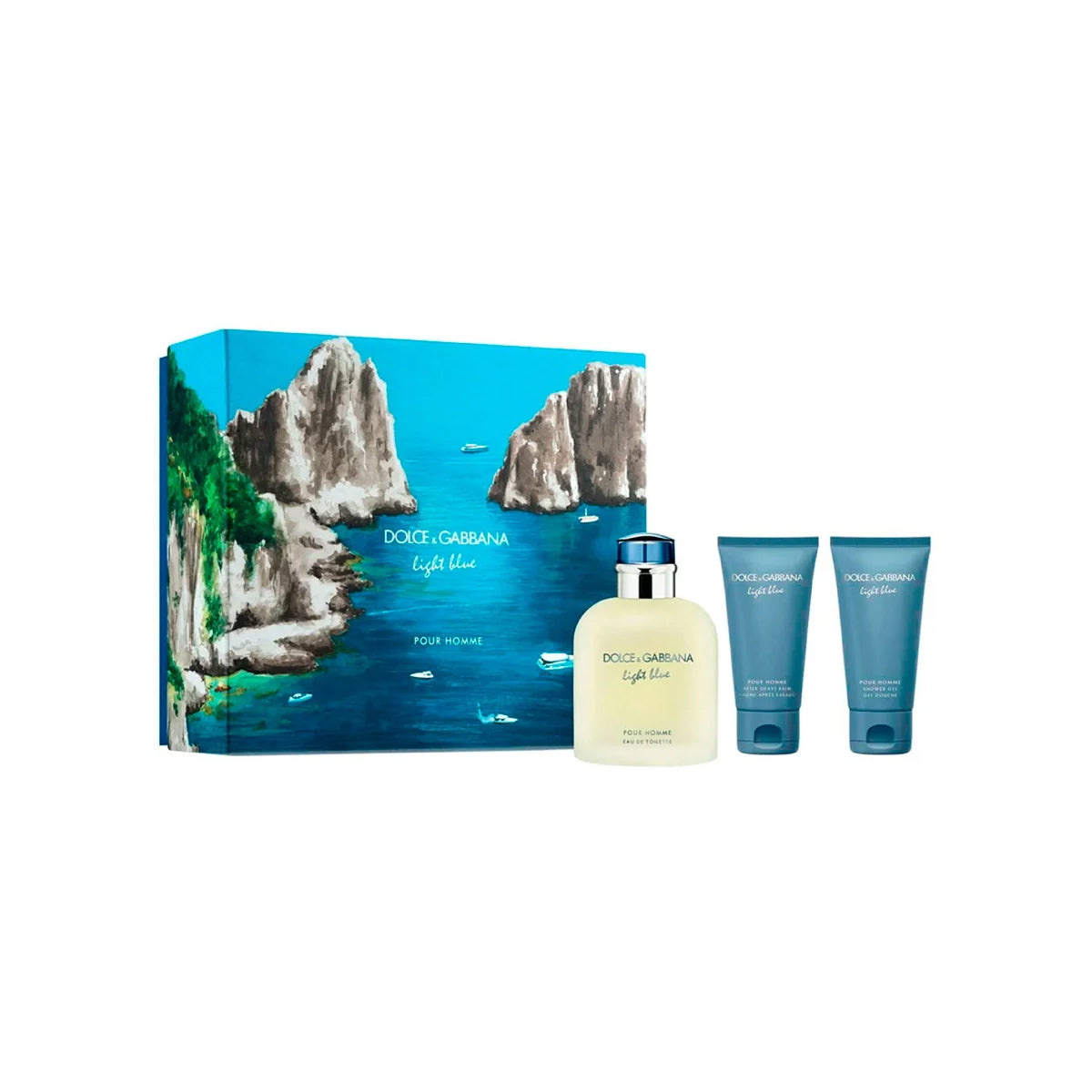Light Blue DOLCE & GABBANA EDT Estuche 3 PCS ♂ - 100 ml