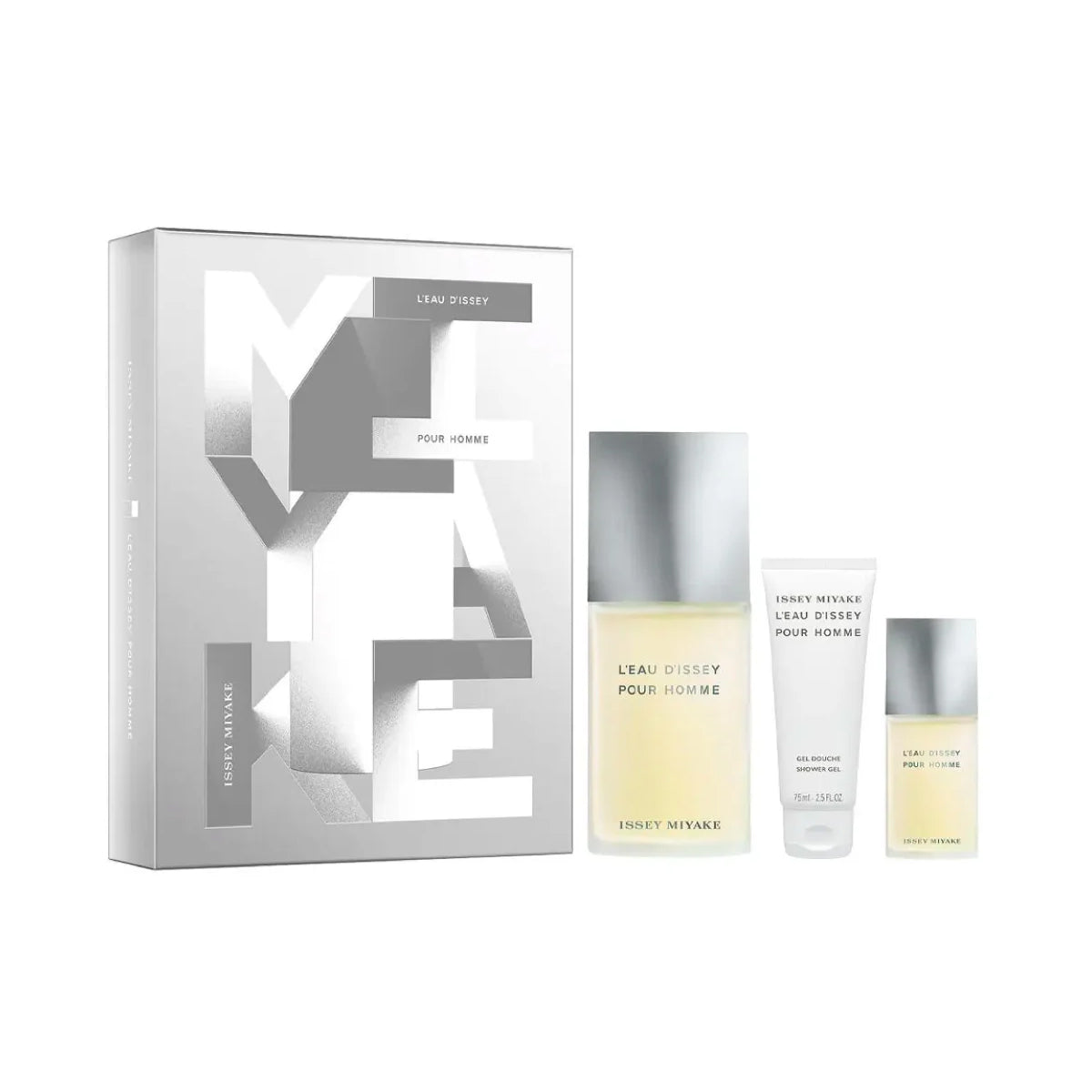Pour Homme ISSEY MIYAKE EDT Estuche 3 PCS ♂ - 125 ml
