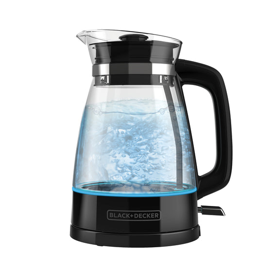 Hervidor Eléctrico Black + Decker Vidrio Inalámbrico -1.7 L