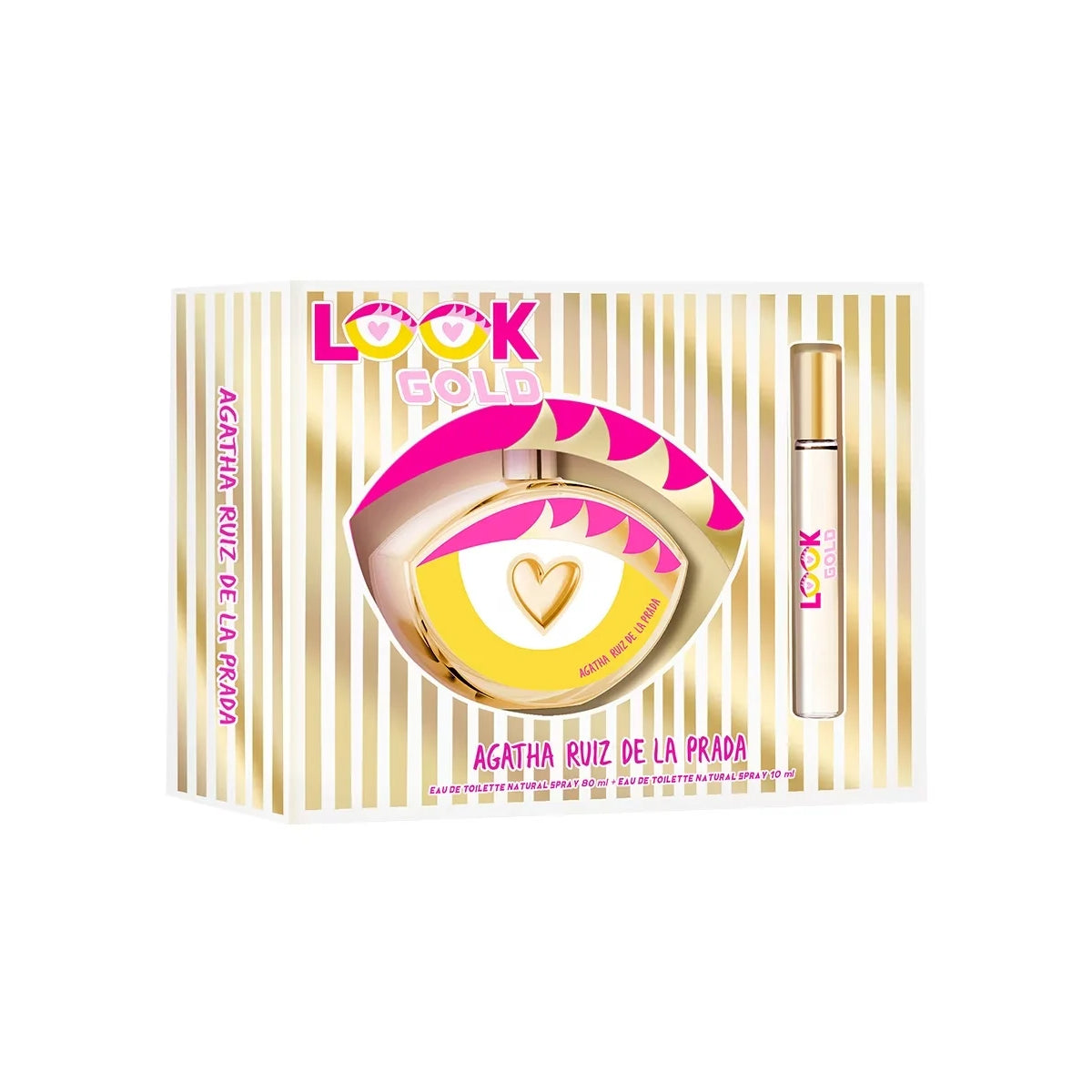 Look Gold AGATHA RUIZ DE LA PRADA  EDT Estuche 2 PCS ♀ - 80 ml