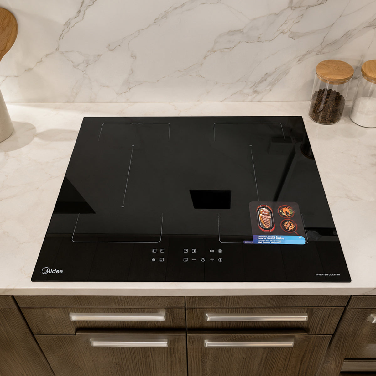 Plantilla de Inducción Midea Empotrable Doble Flex – 60cm