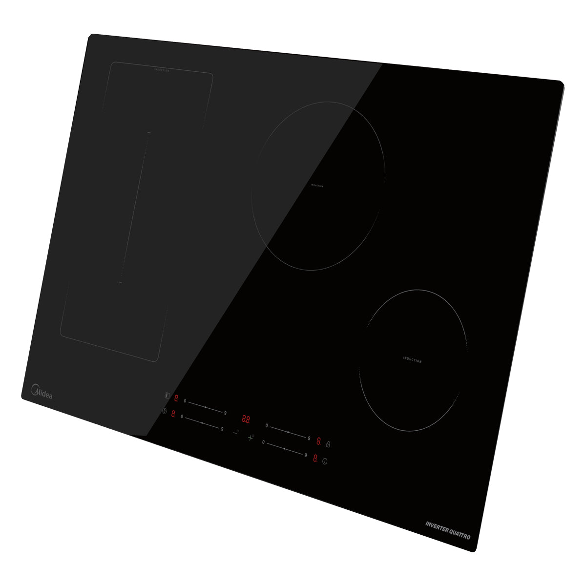 Plantilla de inducción Midea Empotrable 4 discos y Flex - 77cm