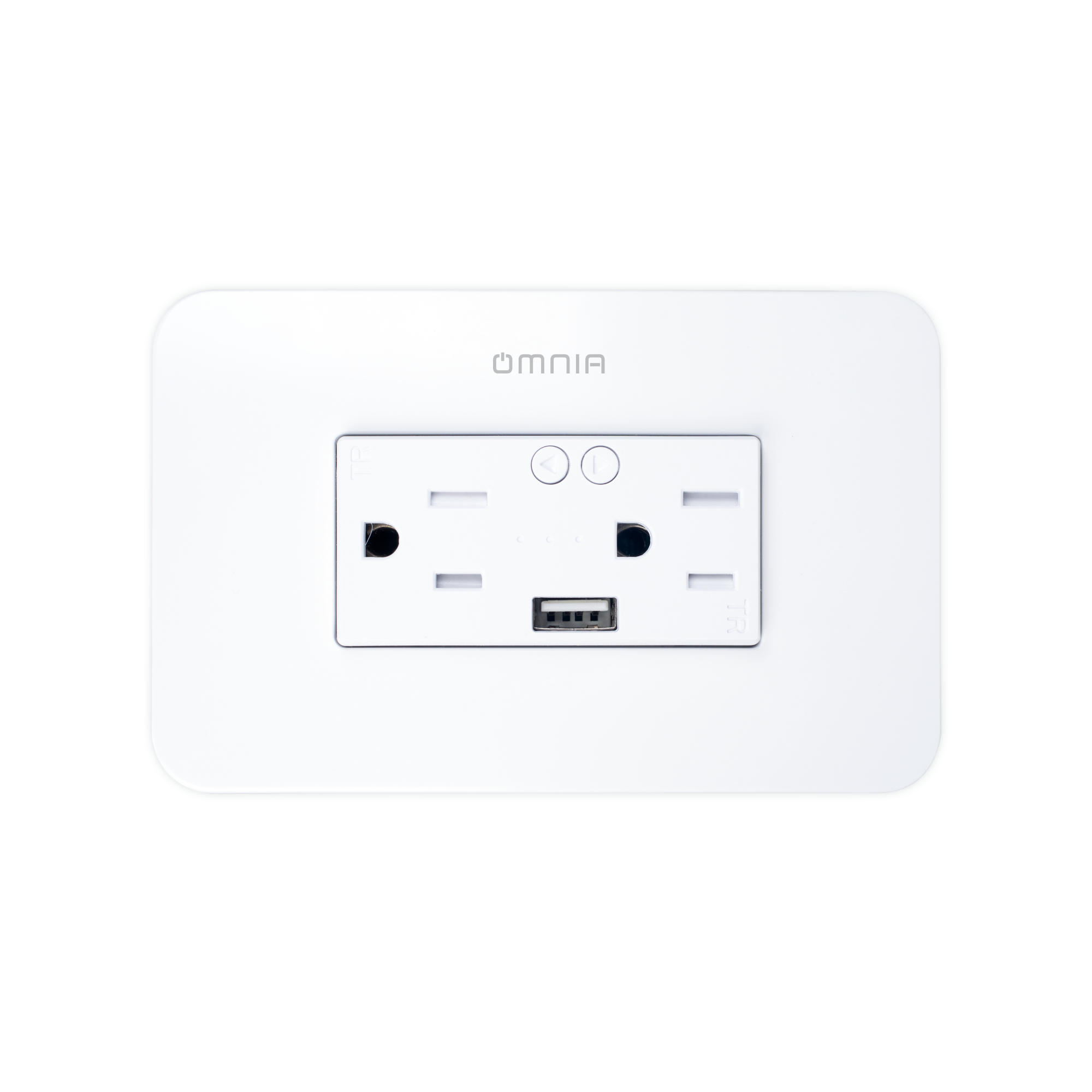 Tomacorriente Omnia Inteligente WiFi con USB.