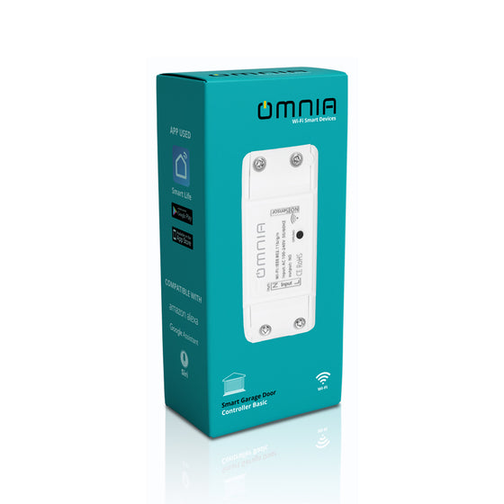 Controlador de puerta de garaje Omnia inteligente WiFi - Sin Accesorios