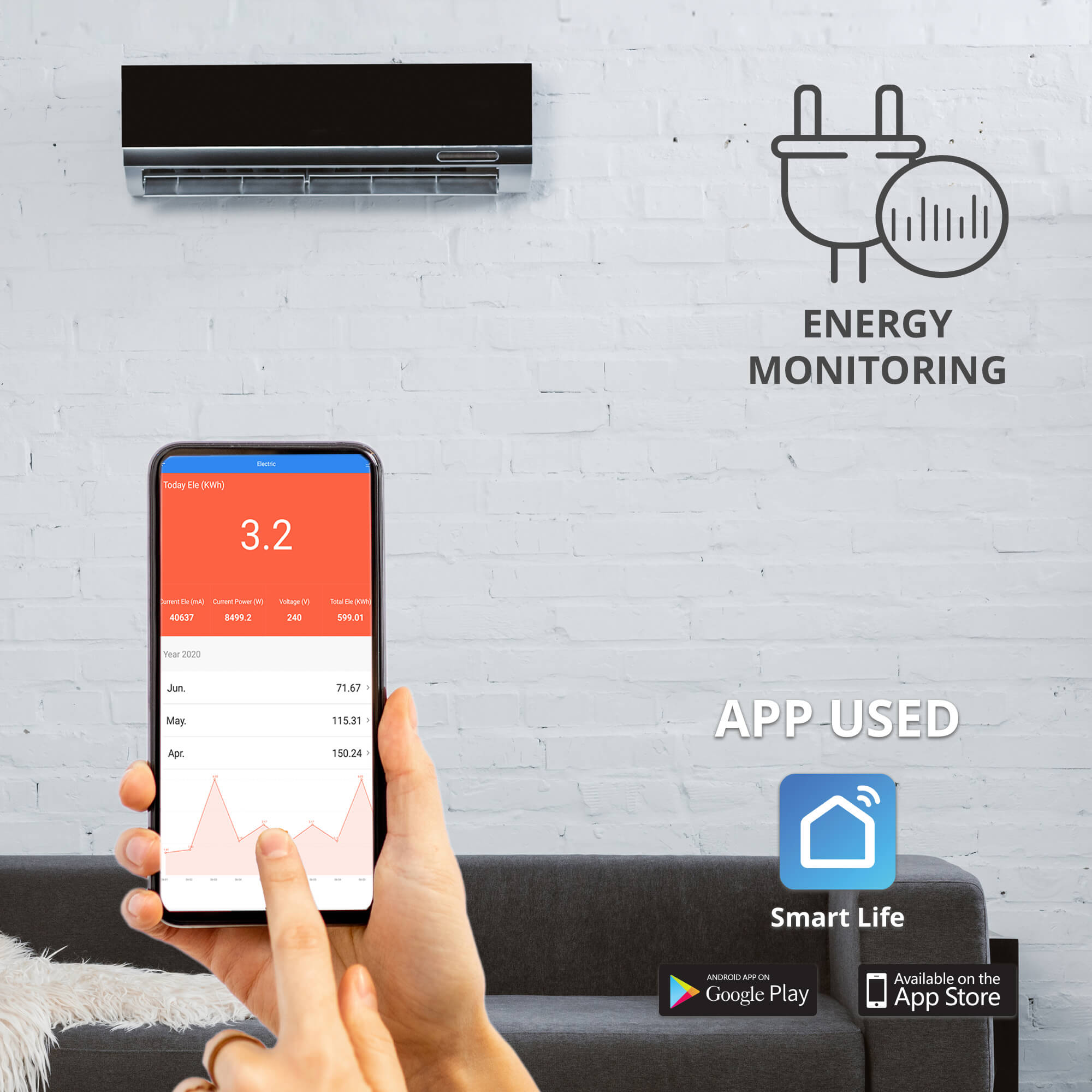 Breaker Omnia Inteligente WiFi - 110V/240V