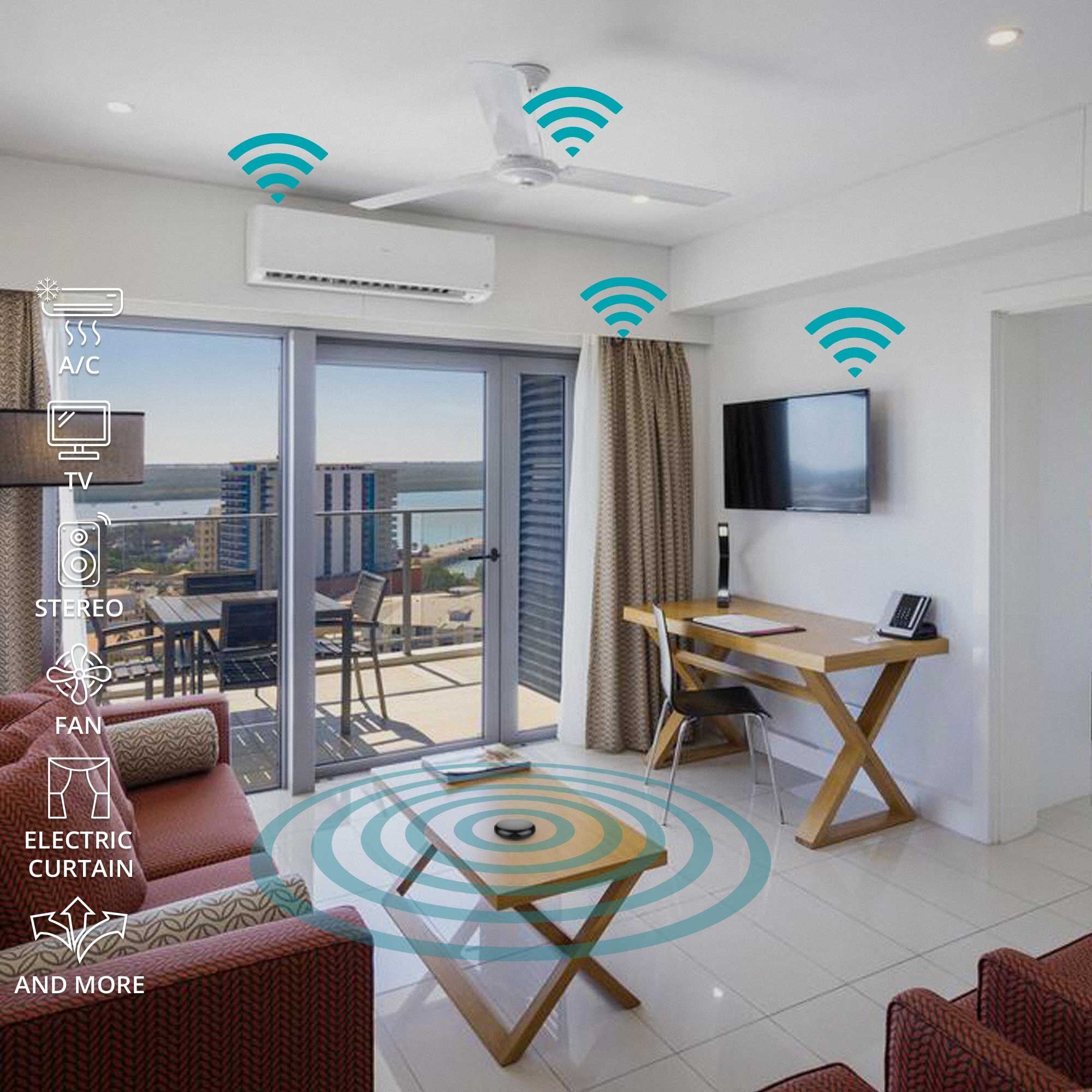 Control Remoto Universal Omnia IR/RF Inteligente WiFi.