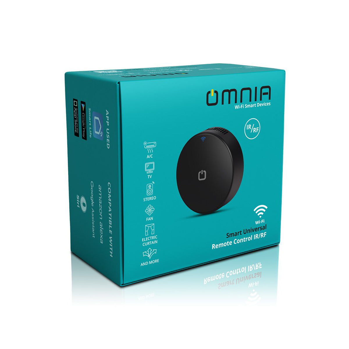 Control Remoto Universal Omnia IR/RF Inteligente WiFi.