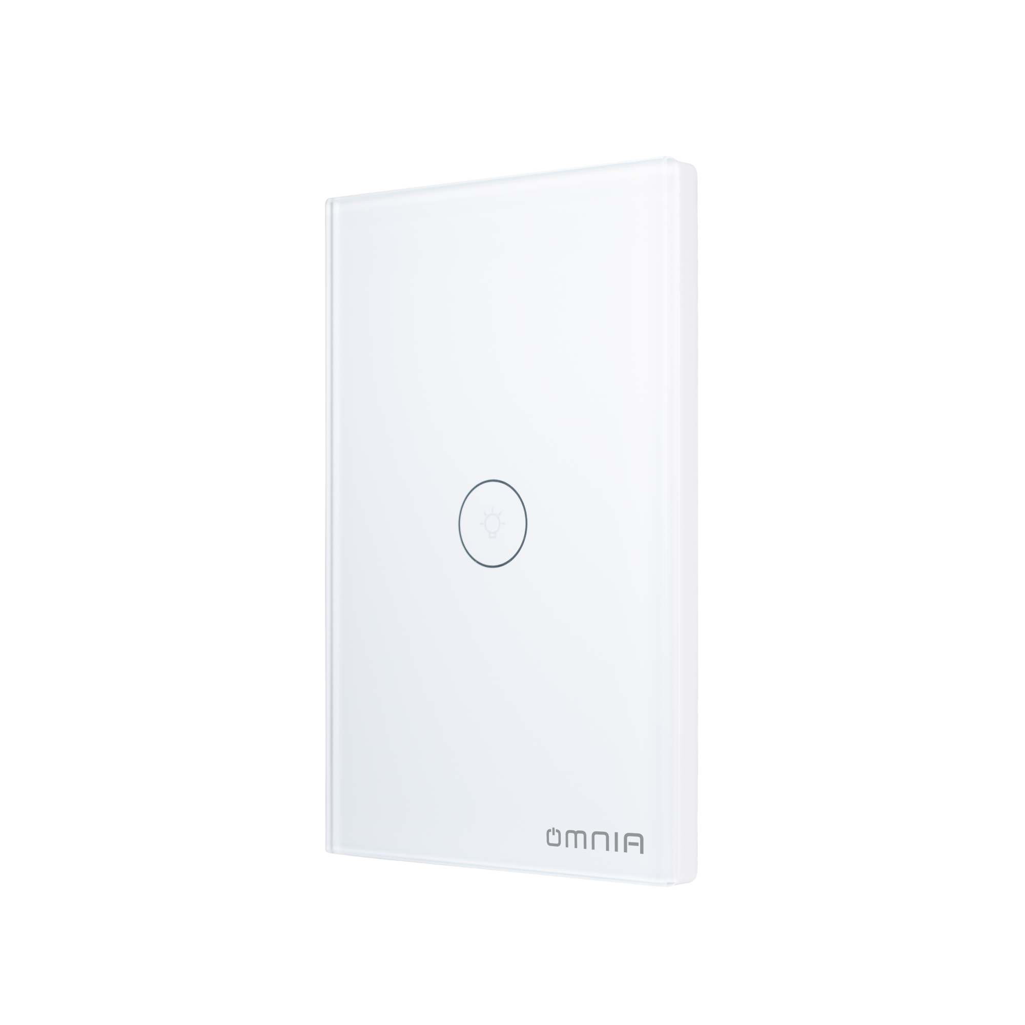 Apagador Inteligente Omnia Híbrido WiFi/RF Blanco- 1 Vía
