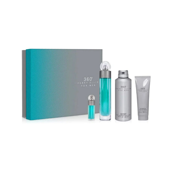360° For Men PERRY ELLIS EDP Estuche 4 PCS ♂ - 100 ml